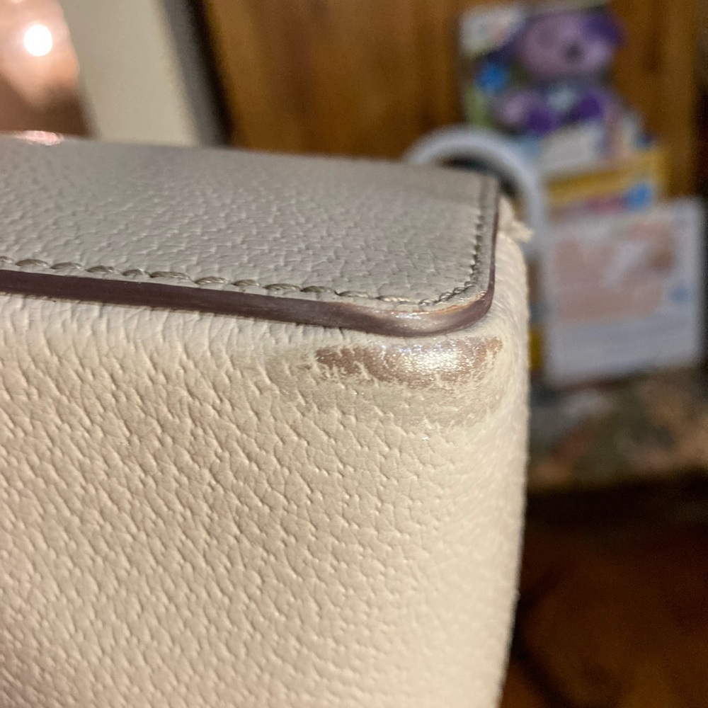 GRay LEATHER KATE SPADE CROSSBODY SHOULDERBAG VNTG - Picture 12 of 12